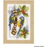 Vervaco - Miniatuur telpakket kit - 4 Seizoenen set van 4 - PN-0147602 - Borduren - Borduurpakket - Borduurpakket volwassenen - Borduurpakket kind