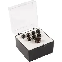 Martin 18APP17 Bridge Pins Set of 8 Plain Ebony