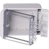 Bopla Bocube B 100806 PC-V0-G-7035 96022125 Outdoorbehuizing 80 x 113 x 60 Polycarbonaat (V0) Grijs-wit (RAL 7035) 1 stuk(s)
