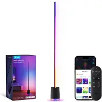 Govee RGBICWW Smart Corner Floor Lamp Pro met speaker | Wi-Fi, Bluetooth | Zwart