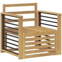 vidaXL Buiten bank set Massief Acacia Hout Wit