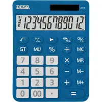 Desq Bureau Rekenmachine 12 Cijfers Xlarge Navy Blauw New Generation