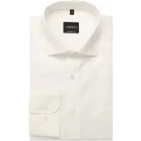Venti wit comfort fit overhemd borstzak 100% katoen strijkvrij