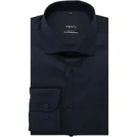 Casa Moda Overhemd met donkere knopen Venti comfort fit navy