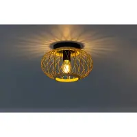 Eth Landelijke plafondlamp Norah Ø 30cm