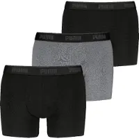 Puma boxershorts 3-pack M / Zwart-Grijs