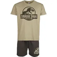 Jurassic Park Pyjama - Logo - S tot 3XL - voor Mannen - meerkleurig - Maat L