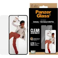 PanzerGlass Ultra-Wide Fit Anti-Bacterial Screenprotector incl. applicator voor de Samsung Galaxy S26 Plus