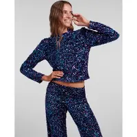 Pieces PCKAM LS TOP Dames Top - Maat XS