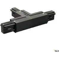SLV 3 Fase T Connector 2 Aarde Links Zwart