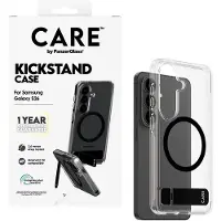 PanzerGlass CARE by Urban Explorer Transparante geschikt voor MagSafe backcover met Kickstand geschikt voor Samsung Galaxy S26 - Transparant