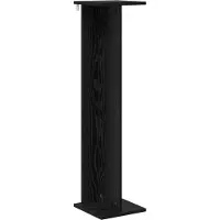 vidaXL Plantenstand Zwart eiken 25 x 25,5 x 100,5 cm Bewerkt hout