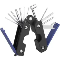 Warwick RockCare MultiTool Inch Blue 13-In-1 Multitool set met snaarwinder voor gitaar en bas