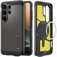 Spigen Tough Armor Backcover MagSafe voor de Samsung Galaxy S26 Ultra - Gunmetal