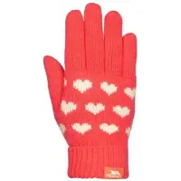 Trespass Meisjes Mary Harten Handschoenen (Aardbei)