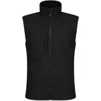 Regatta Heren Flux Softshell Bodywarmer / Mouwloos Jasje Waterafstotend en Windbestendig (Allemaal zwart)