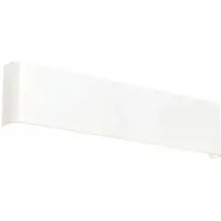 Orion LED-wandlamp Accent, wit / opaal, Woon-/ Eetkamer, Aluminium, Modern, LED wandlamp