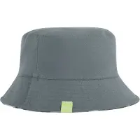 Regatta Kinder/Kinder Camo Omkeerbare Emmer Hoed (Camo Groen/Donker Storm)