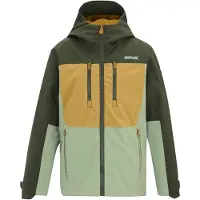 Regatta Highton Monochrome Waterdichte Jas voor Kinderen/Kinderen (Donker Khaki/Bosbruin/Licht salie)