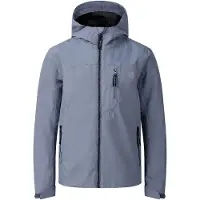 Regatta Dare 2B - "Switch Out" jas, waterdicht, voor kinderen, model RG12735 (128) (zilverkleurig)