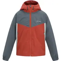 Regatta Hanleigh Waterdichte Jas voor Kinderen/Kinderen (Baksteen/Abbeystone/Donkere storm)