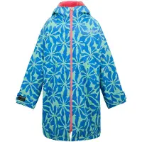 Regatta Verzorgingsjas met bloemen voor kinderen (Blauw/Roze limonade)