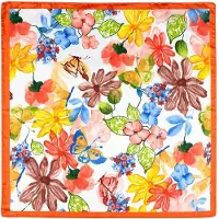 HS Sjaal - 70x70 NIEUW - Zijde Satijnen Look