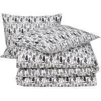 MOODIT Dekbedovertrek Odil Chat Noir Katoen-200 x 200 / 220 cm | 2-Persoons