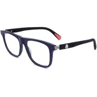 Moncler ML5161 54/17/145 Shiny blauwe Acetaat MAN ML5161