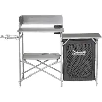 Coleman kampeerkeuken – complete campingkeuken opvouwbaar - grijs