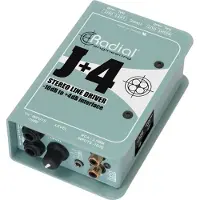 Radial Twin-Iso passieve 2-kanaals line isolator Jensen transformators