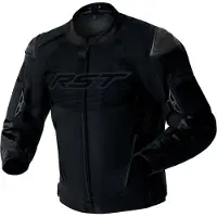 Rapid Suspension Technology RST Tractech Evo D3O waterdichte motorfiets textieljas, zwart, maat XS