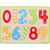Bigjigs Grote puzzel met kleurrijke cijfers