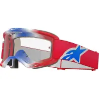 Alpinestars Vision 5 Corp Tricolor Motorcross bril Maat