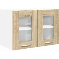 vidaXL Hangkast Sonoma Eik 60 x 31 x 40 cm Bewerkt hout