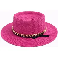 HS Hoed - Roze - Met Ceintuur en Lint