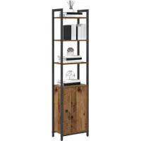 vidaXL Boekenkast 6-laags 40 x 24 x 161 cm Bewerkt hout Oud Hout