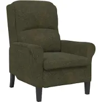 vidaXL Fauteuil Legergroen Kunstleer