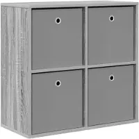 vidaXL Dressoir Grijs Sonoma 68,5 x 32 x 67 cm