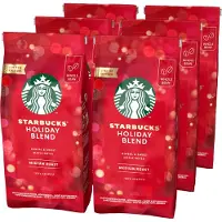Starbucks Holiday Blend Medium Roast koffiebonen - 6 zakken x 190g - Limited Edition