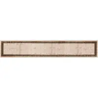vidaXL Tapijt Runner MARSA Zwart 80 x 450 cm Polyester en PVC