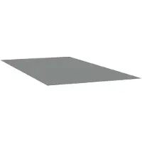 vidaXL Zwembadgrondzeil 820x420 cm polyester geotextiel lichtgrijs