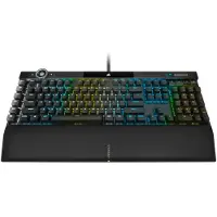 Corsair Gaming K100 RGB - Toetsenbord - achterverlichting - USB - Frans - toetsschakelaar: CHERRY MX Speed RGB Silver-switches - geanodiseerd zwart geborsteld aluminium