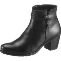 Gabor 75.522 damesschoenen - elegante enkellaarsjes, zwart, elegant, NIEUW