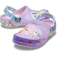 Crocs Open schoenen 'Bluey' lichtblauw / lavendel / rosa / zwart