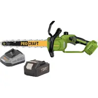 Procraft PKA33-BB accu-kettingzaag 20 V 304 mm borstelloos + 1x accu 4,0 Ah + oplader