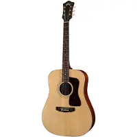 Guild D-40E Standard Natural elektrisch-akoestische westerngitaar met koffer