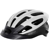 Sena R1 EVO slimme fietshelm (mat wit, maat S)