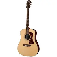 Guild D-50E Standard Natural elektrisch-akoestische westerngitaar met koffer