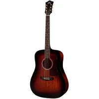 Guild D-20E Vintage Sunburst elektrisch-akoestische westerngitaar met koffer